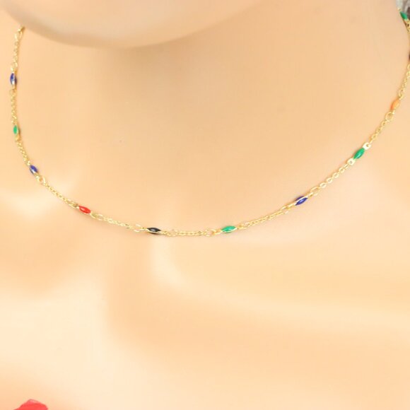 Minimalist Necklace Chain, Elegant Jewelry for Women & Girls | MLCRC1876 - Picture 10 of 10